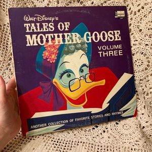 Vintage Disney’s Mother Goose Volume 3 Vinyl LP Wall Art Gallery Decor